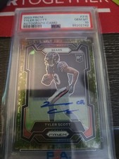 2023 Panini Prizm Autographs Tyler Scott Green Camo /25 PSA 10 pop4