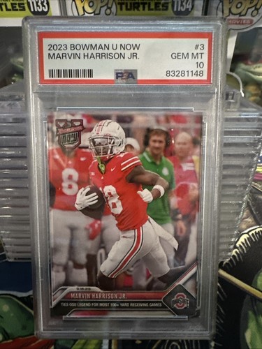 2023 Bowman U Now Marvin Harrison Jr PSA 10
