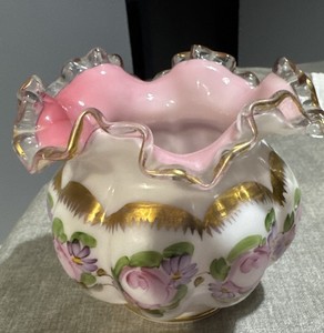 Fenton Peach Crest | eBay