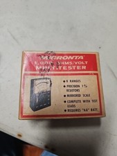 radio shack micronta multi tester 1,000 ohms/volt