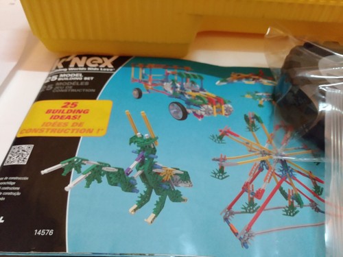 KNEX Yellow Case Basic Set & 25 Model Building Set Complete With All 707 Pieces - 第 3/9 張圖片