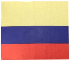 Wholesale Lot of 6 Colombia Country 22"x22" 100 Cotton Bandanna