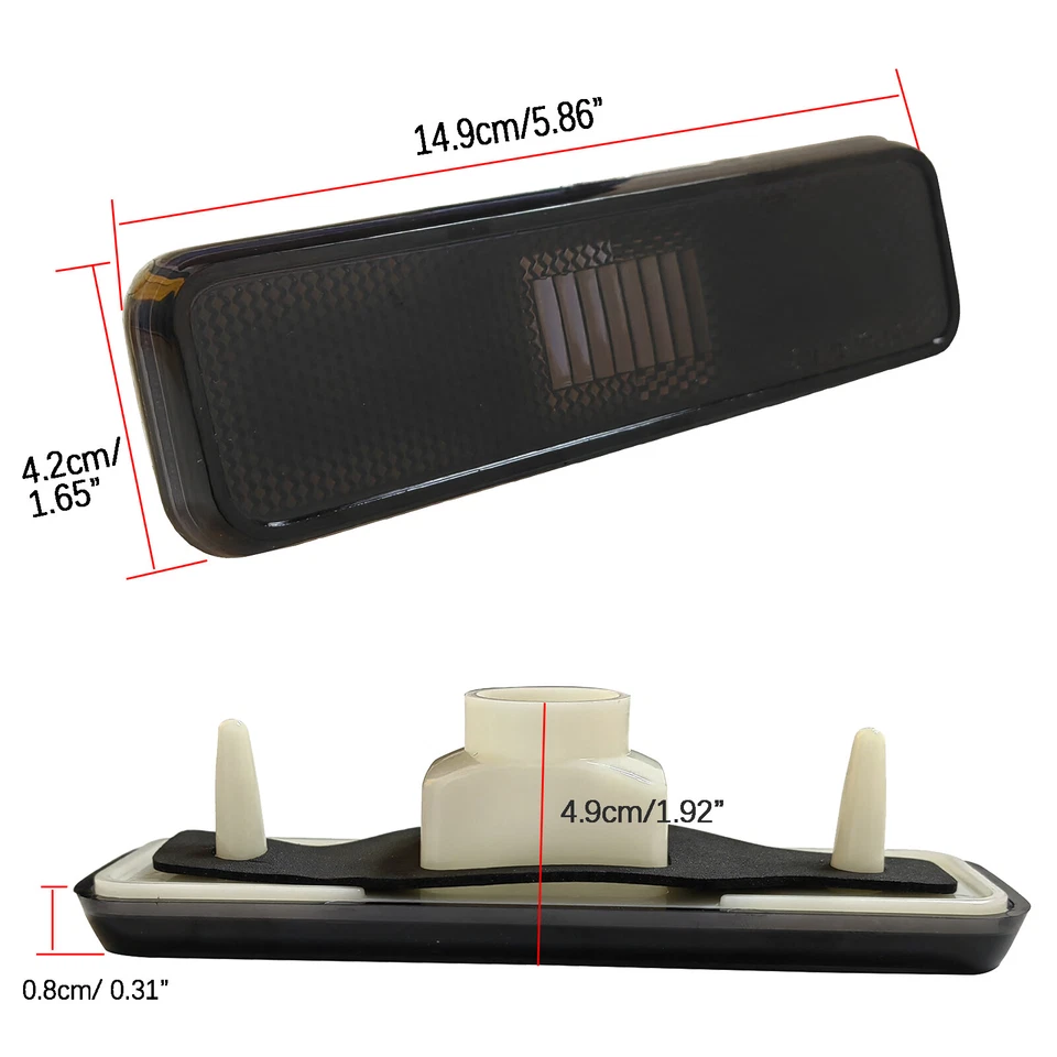 Luz de señalización delantera para Dodge Ram D150 D250 W250 1972-1993 camioneta Ramcharger Foto 3 de 4