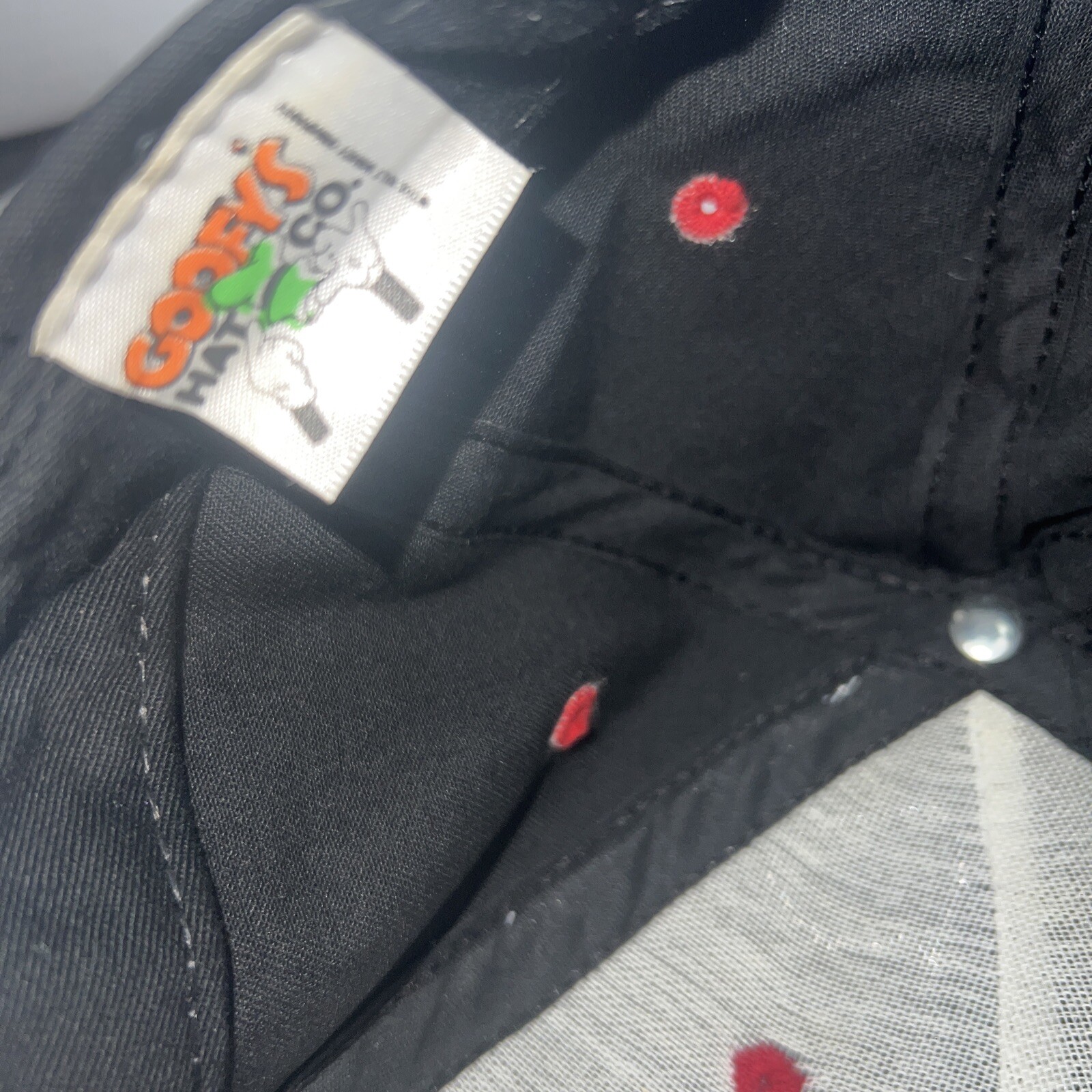 Mickey Mouse Snapback Hat Baseball Cap Black Adju… - image 6