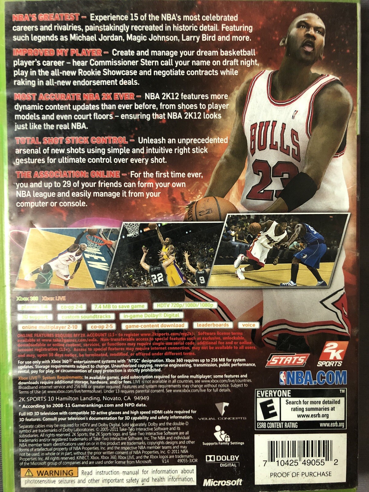 xbox 360 nba 2k12