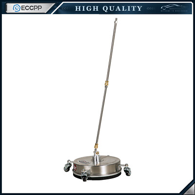 #ad 13quot; Pressure Washer Surface Cleaner Pressure w 4 Wheels Stainless Steel 4000PSI $65.99