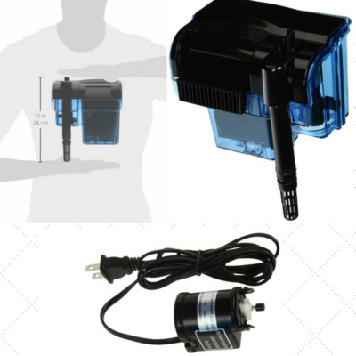 Pro 55 Gallon Fish Tank Filter Power Aquarium Pump Sterilizer Canister 200 G USA