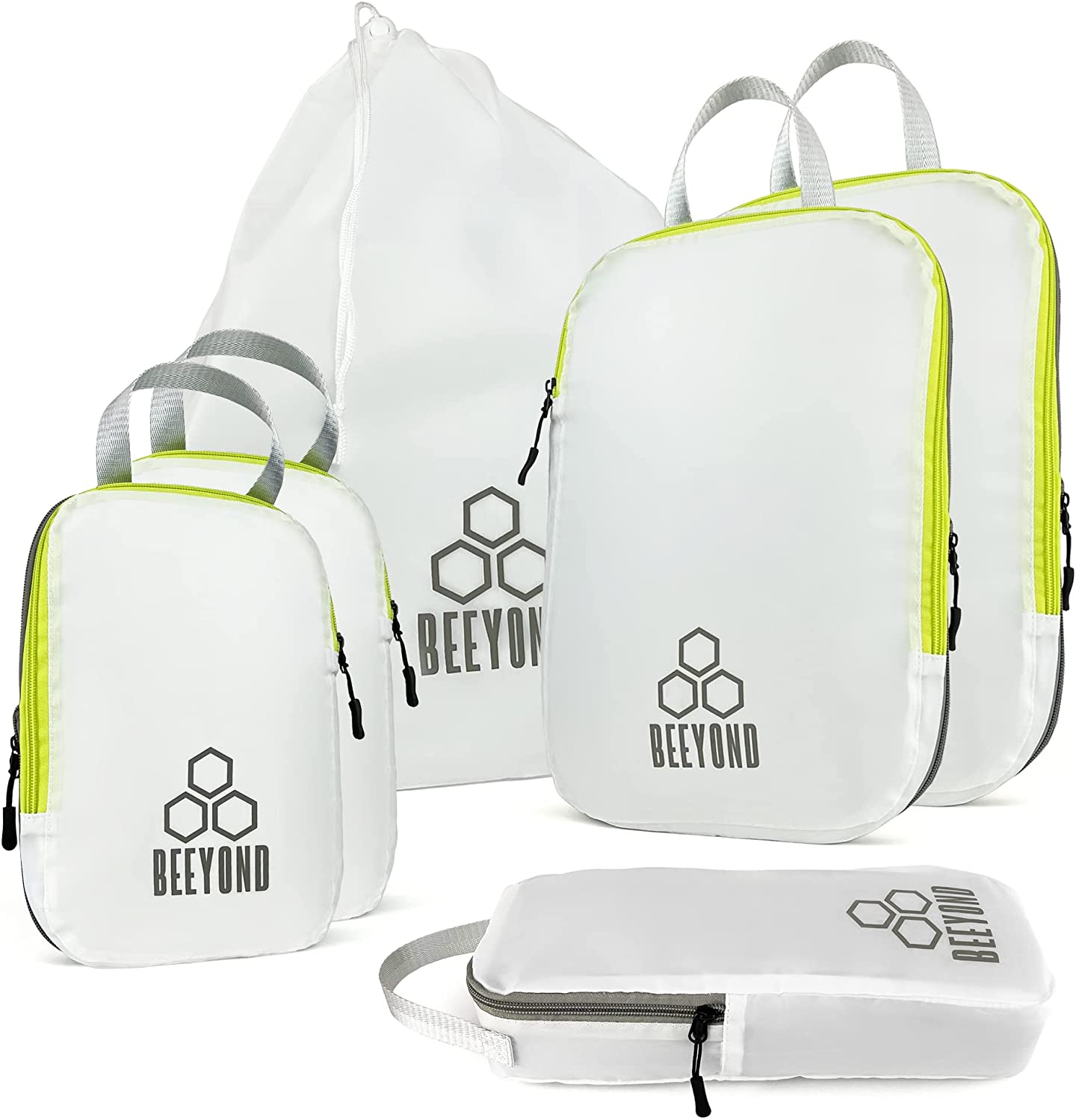 Compression Packing Cubes for Travel - Packing Cubes and Travel Organizers (6 Pi-image