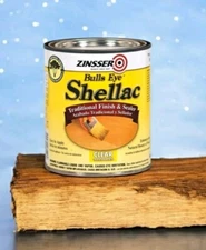  Zinsser Bulls Eye Clear Oil-Based Shellac Finish and Sealer 1 qt 