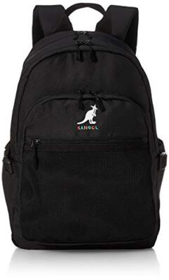 [Kangol] Backpack Logo Embroidered Mesh Pocket 2-Layer PC Storage multi-color