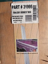 1994-2001 Dodge 8 Foot Box Brite Tread Wrap Side Bed Caps Deezee 31995