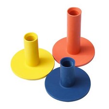 3 Pieces Rubber Golf Tee for Driving Range Golf Hitting Mat Practice Mat