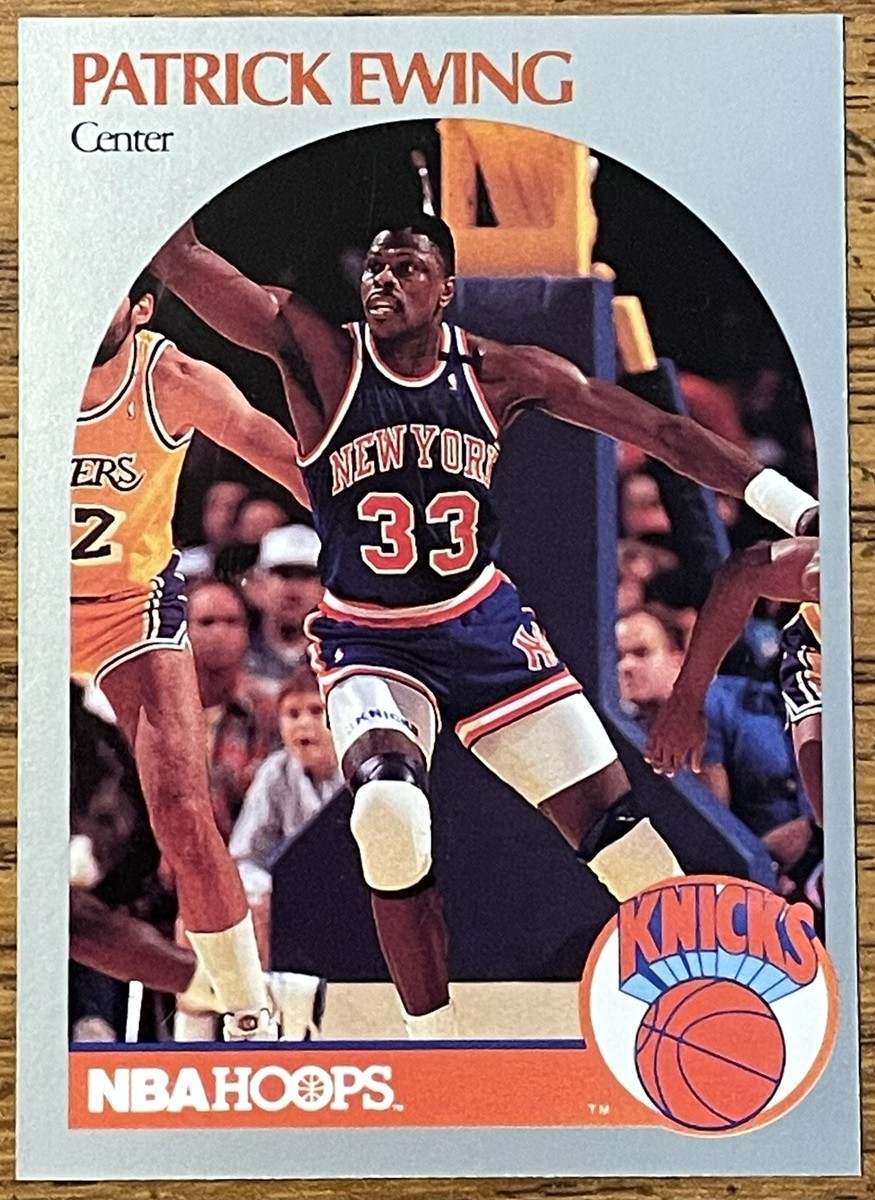 Patrick Ewing 1990-91 NBA Hoops Card #203 New York Knicks NBA HOF