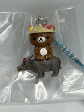 Rilakkuma Riding Buffalo Charm Strap Cell Mobile Phone San-X Japan L