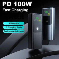 100W Charger Case Fast Charging for 21700 Polymer 20000mA Battery Power Bank Box
