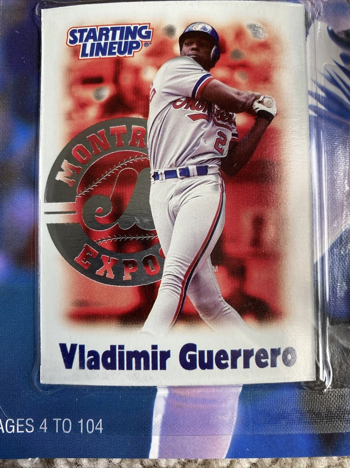 MLB alineación inicial 2000 con tarjeta Vladimir Guerrero Montreal Expos Foto 2 de 4