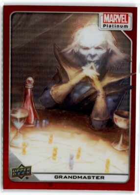 2023 UPPER DECK MARVEL PLATINUM RED RAINBOW GRANDMASTER #54