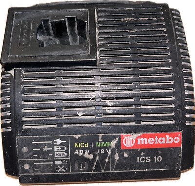 Metabo 4,8-18V NiCd & NiMH Elektrowerkzeug Akku Ladegerät ICS10 Kostenlose Lieferung #1