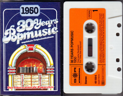 MC 30 Years Popmusic 1950 - Nat King Cole, Hank Snow, Phil Harris u. a. - Tape