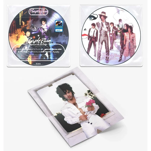 PRINCE PURPLE RAIN PICTURE DISC + POSTER SEALED USA EXCLUSIVE LIMITED EDITION LP