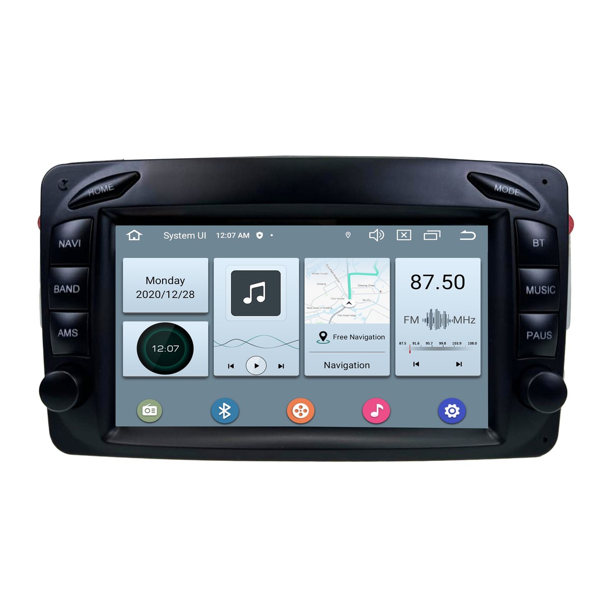 10.1" Double Din Radio Panel Frame For Mercedes Vito 2 Viano 2 W639 (2003-2010) – ABS Dash Trim Kit