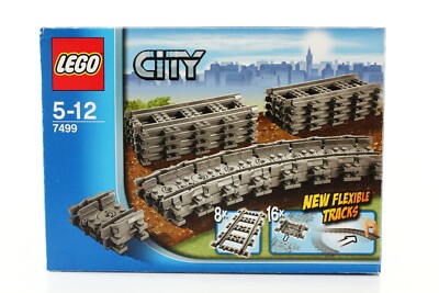 Lego Train Supplemental RC Set 7499 Flexible and Straight Tracks Lego Train Supplemental RC Set 7499 Flexible and Straight Tracks