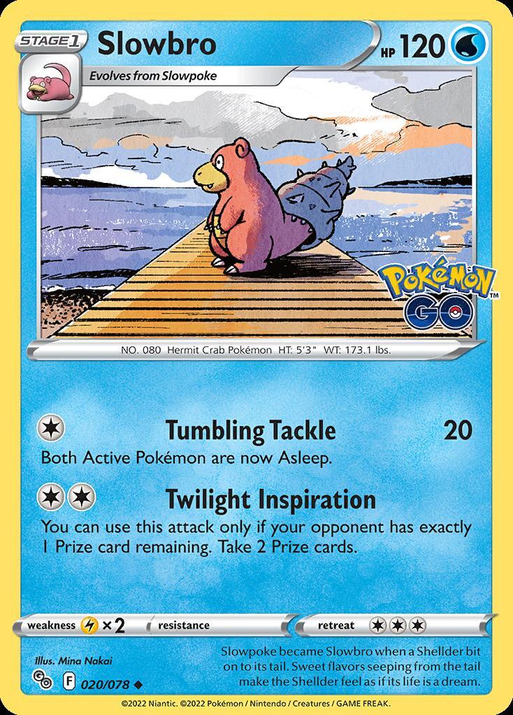 Pokemon Slowbro (20/88) Pok�mon GO LP