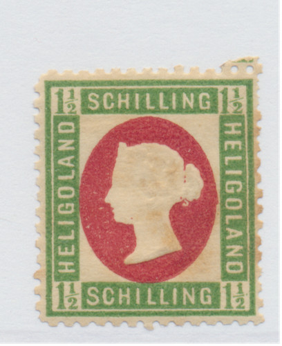Heligoland Stamp Scott #12, Mint Hinged Heligoland Stamp Scott #12, Mint Hinged