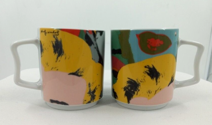 Rosenthal Studio Line Andy Warhol - Marilyn Monroe Coffee Cup Mugs