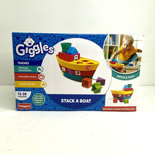 Giggles Stack A Boat Building Shape Sorting Fun Ages 12-36 months