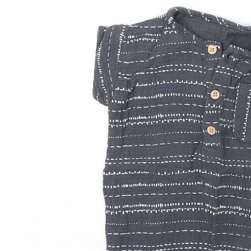 George Baby Grey Cotton Blend Blouse Size 9-12 Months image 9