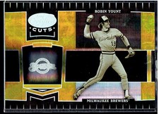 2004 Leaf Certified Cuts #233 Robin Yount 03/25 Donruss Milwaukee Brewers HOF