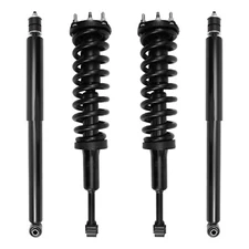 Front Strut w/ Coil Spring & Rear Shock Absorber for 2007 - 2020 Toyota Tundra