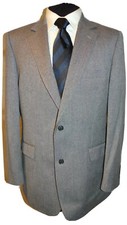 JAEGER -LONDON FAB DESIGNER TAILORED GREY JACKET/BLAZER UK/US 42 EU 52
