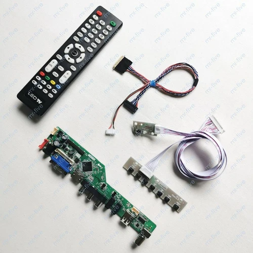 TV LCD controller board kit For B156XW02 V6 15.6" 1366X768 WLED LVDS 40-pins