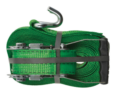 Keeper 2 in. W x 30 ft. L Green Tie Down w/Ratchet 3333 lb. 1 pk