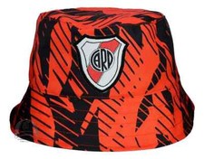 RIVER PLATE - CARP - Sombrero Bob Rojo - Piluso - Rojo y Negro - Argentina
