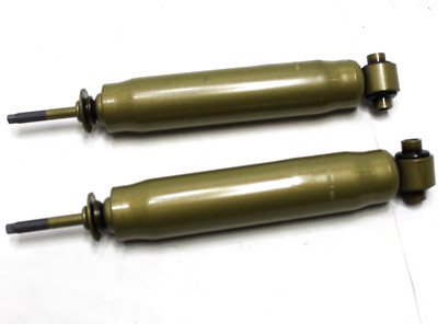 PRO SHOCKS Steel Smooth Body REAR SHOCKS Stock Mount 74-78 Mustang II PAIR 2 NEW
