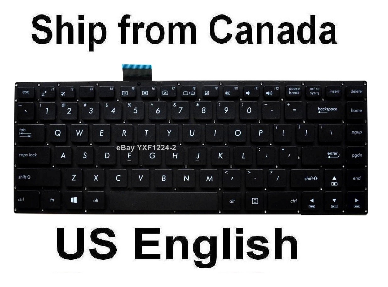 Clavier AZERTY Français Neuf Pour Asus E402 Séries - Noir - Compatible Plusieurs Modèles