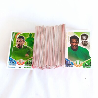 Topps Match Attax Karten WM 2010 inkl. Shinies ~ Komplett Ihre Sammlung