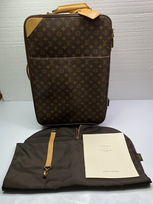 Louis Vuitton Monogram Brown Pegase 55 Carry On Luggage M23294 LV 8942L France