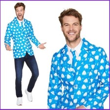 Karnival Mens Christmas Yeti Big Foot Jacket & Tie