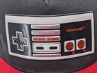 Nintendo NES Controller Snapback Adjustable Flat Bill Baseball Cap Black Red — photo 5