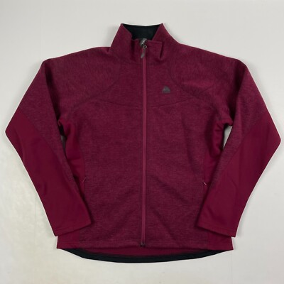 Nike ACG Jacket Women's Large Purple Sphere Wool Blend Full Zip Lined Outdoors