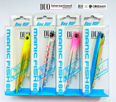 DUO Bay RUF MANIC FISH 88 Limitierte Salzwasser Angelköder, Hard Bait, Seebarsch