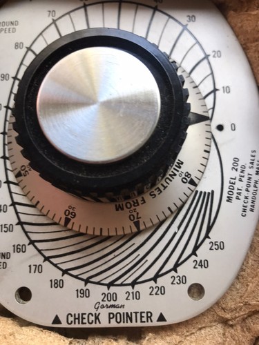 Gorman Model 200 - Miles Scale Aircraft Travel Time Computer Check Pointer - Picture 8 of 10