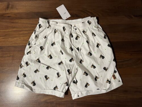 Nike NikeCourt Dri-FIT Men's Printed Tennis Shorts Men’s Size Large Dogs Logo