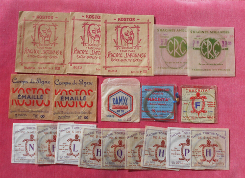 Racine : Tortue - Nacrita - Kostos - Anglaises - Lot de 19 Sachets