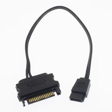 SATA 15 to 6 Pin Power Adapter Connect Optical CD/DVD Drives Easily