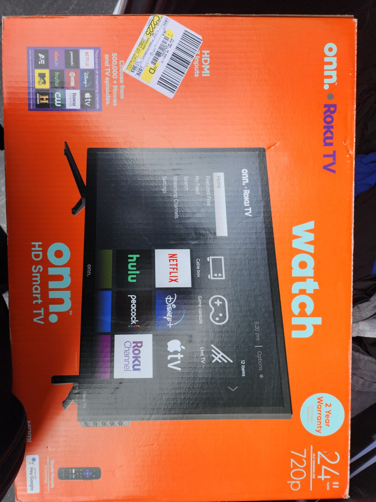 ONN 100012590 24 inch 720p (HD) LED Smart TV 681131308243| eBay
